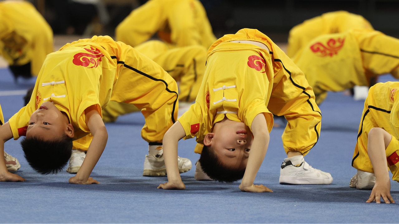 Traditional martial arts on fire,longhua,longhua district,Longhua Government Online