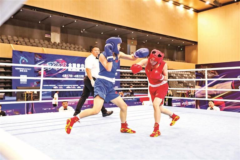 2023全国拳击锦标赛（第二批）深圳龙华站女子比赛引起小高潮