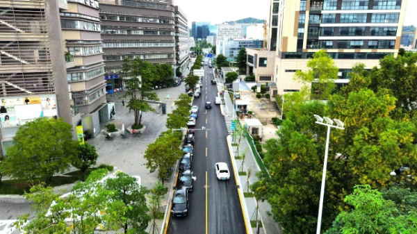 龙华区建筑工务署负责建设的5条城市支路改造基本完工