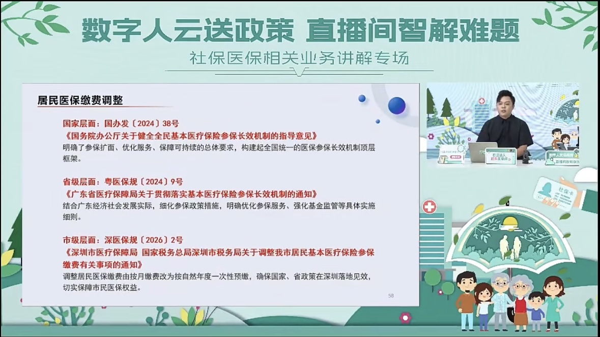 社保医保相关业务讲解专场