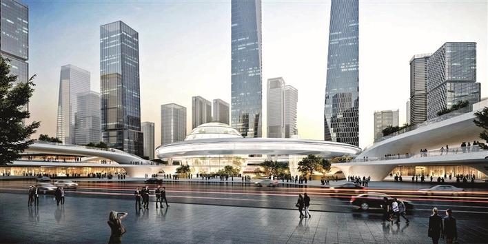 深圳北站枢纽地区城市设计“城市超核”效果图.jpg