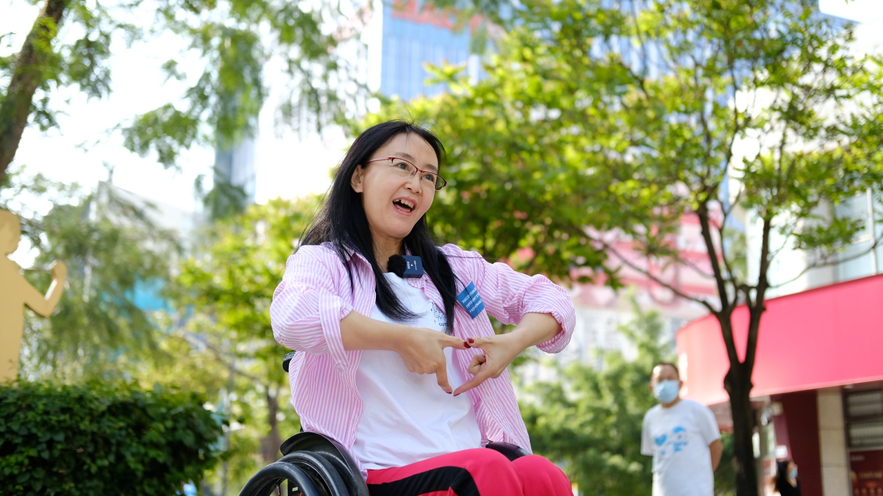Physically-challenged people in Longhua call for accessible city,longhua,longhua district,Longhua Government Online