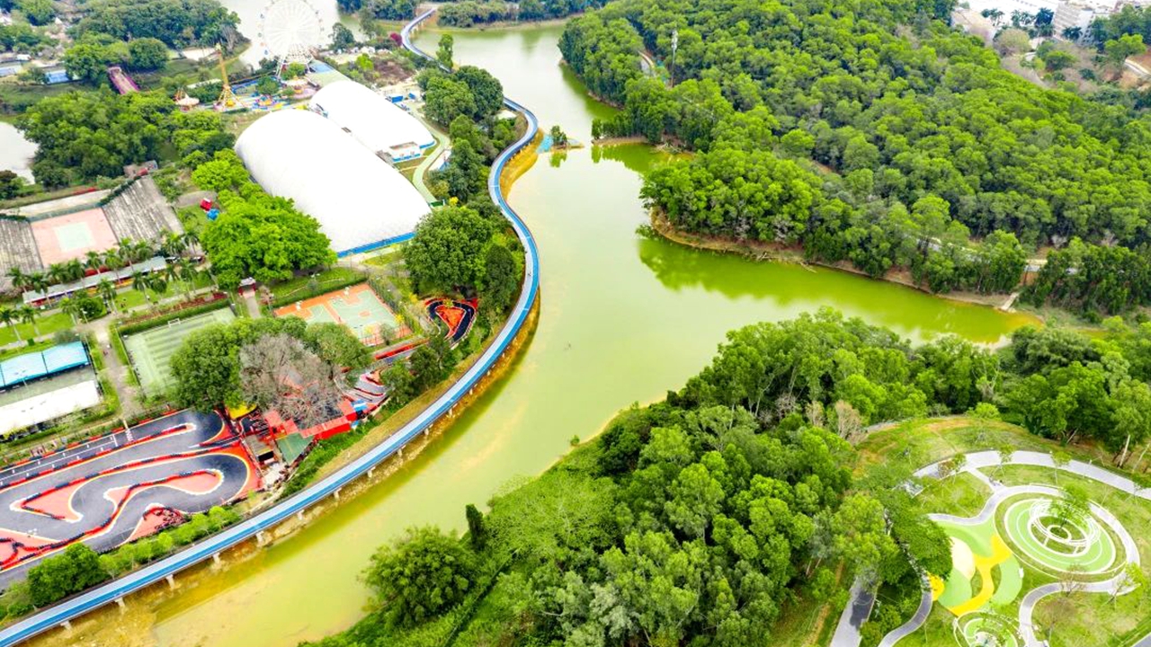 SZ's first lakeside marathon track opens in Longhua,longhua,longhua district,Longhua Government Online