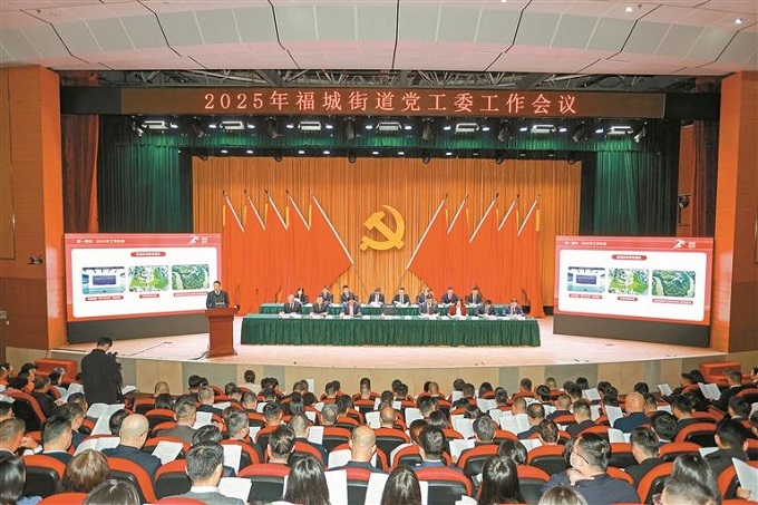 福城街道召开2025年党工委工作会议