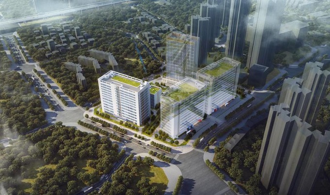 深圳产业新地标加速崛起：福城南产业片区首栋建筑封顶2.jpg