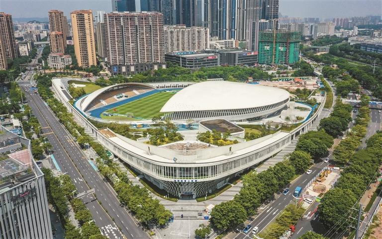 十五运会龙华场馆树绿色低碳标杆