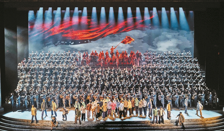 Longhua enterprise produces LED screens for V-Day commemorations